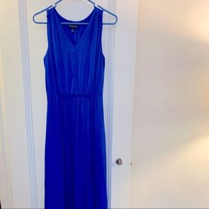 Blue 6p maxi dress from Banana Republic (vintage)
